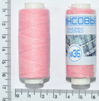 Нитка джинсова поліестер №36 (аналог20  3) 150м №154 розов