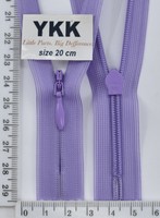 Блискавка спіраль №2 YKK Японія потайна нейлон (862) 20см св фіолет