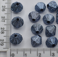 Намистини ф=10мм 50грамм=140шт блакитний