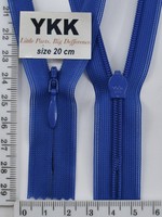 Блискавка спіраль №2 YKK Японія потайна нейлон 20см (115) т волошка