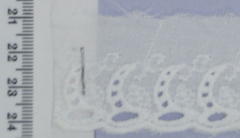 Прошва мереживо бавовна шир 2,5 см уп = 9,2м