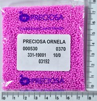 Бісер PRECIOSA №10 / 0 натур №03192 пакет 50 грам