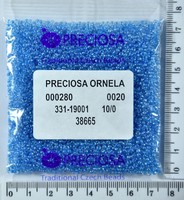 Бісер PRECIOSA №10 / 0 фарбують №38665 пакет 50 грам