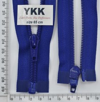Блискавка YKK спіраль №5 разьемний 65см (220) нас синій