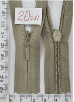 Блискавка спіраль №3 потайна х / б 20cм №308