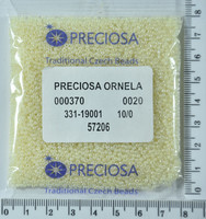 Бісер PRECIOSA №10 / 0 перл №57206 пакет 50 грам