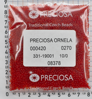 Бісер PRECIOSA № 10 /0 прозо-матов № 08378 пакет 50 грам