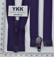 Блискавка спіраль №5 YKK Японія разьемний 80см (865) фіолет
