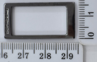 Кільце прямокутник під тасьму шир 2,5 см