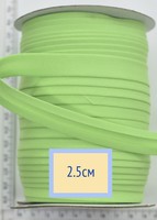 Коса бейка бавовна шир 25мм салат- зелен