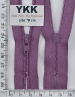 Блискавка спіраль №3 YKK Японія лавандовий18см (376)