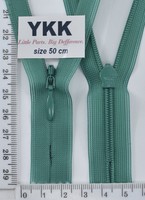 Блискавка спіраль №2 YKK Японія потайна нейлон 50см (036) зелень
