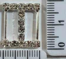 Пряжка перетяжка під тасьму шир 1,2 см сер