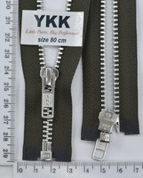 Блискавка 80см метал алюм № 5 YKK Японія 