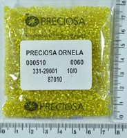 Бісер PRECIOSA №10 / 0 блискучий №87010 пакет 50 грам