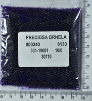 Бісер PRECIOSA №10 / 0 прозорого №30110 пакет 50 грам
