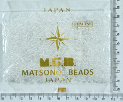 Бісер №11 / 0 "MATSUNO" -Японія (50гр) №503 проз білий