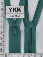 Блискавка спіраль №2 YKK Японія потайна нейлон 20см (023) смарагд