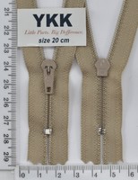 Блискавка спіраль №3 YKK Японія 18см (573) беж