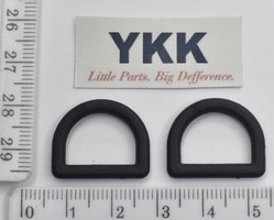 Кріплення півкільце YKK суперміцне шир 15мм чорне