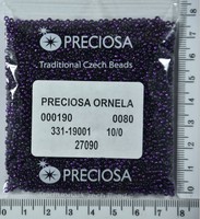 Бісер PRECIOSA №10 / 0 блискучий №27090 пакет 50 грам
