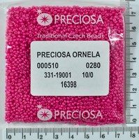 Бісер PRECIOSA №10 / 0 натурал №16398 пакет 50 грам