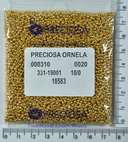 Бісер PRECIOSA №10 / 0 металік №18583 пакет 50 грам