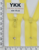 Блискавка спіраль №3 YKK Японія 18см (504) жовтий