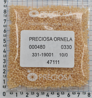 Бісер PRECIOSA № 10 / 0 перлам № 47111 пакет 50 грам