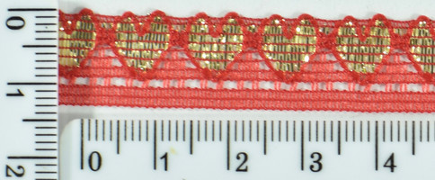 Тасьма відділ №5677 шир = 1.4см черв