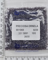 Бісер PRECIOSA №10 / 0 прозо-перлам №26050 пакет 50 грам