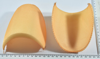 Підплічники щільні середні (5/8 "= 16мм) персик