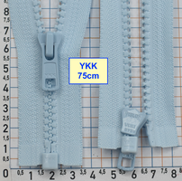 Блискавка трактор №5 YKK Японія 75см св небесн блакитн (1004)