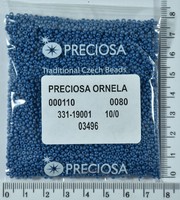 Бісер PRECIOSA №10 / 0 натур №03496 пакет 50 грам