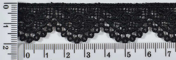 Гіпюр мереживо п  е шир 1,8см черн