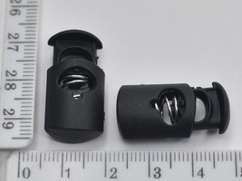 Наконечник пласм на 1 шнур Ф 3- 6мм чорний
