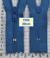 Блискавка 30см спіральна №3 YKK Японія джинсов (875)