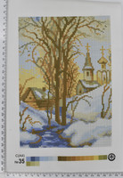 Друк на вишів.ткані (Польща) 20 * 30см №35
