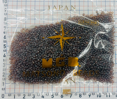Бісер 11 / 0 " MATSUNO " Японія уп 50грам перлам коричн