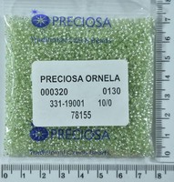 Бісер PRECIOSA №10 / 0 блискучий №78155 пакет 50 грам