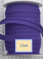Коса бейка бавовна шир 25мм т фіолет
