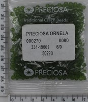 Бісер PRECIOSA №10 / 0 прозорого №50290 пакет 50 грам
