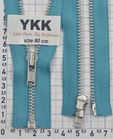 Блискавка 80 метал алюм срібло №3 YKK Японія