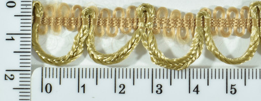 Тасьма петля шир 1,5 см беж