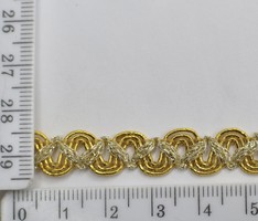 Тесьма парча шир 12мм №9533 золото