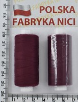 Нитка поліестер армовані №80 (аналог №40 / 2) 400ярд Польща №125