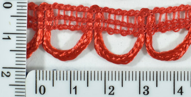 Тасьма петля шир 1,5 см черв