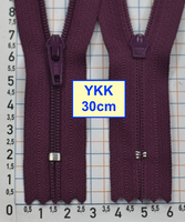 Блискавка 30см спіральна №3 YKK Японія пурпуров (242)