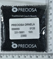 Бісер PRECIOSA №10 / 0 натурал № 23980 пакет 50 грам