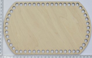 Заготівля із фанери для творчості полукруг ф 15*25см (Акція ціна без знижок)